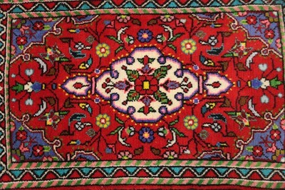 Orientteppich super Hamadan ( 73  X 50 CM )  Top Neu