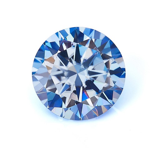 0.5-3ct Pink Yellow Blue 5pcs 10pcs VS1 Round Cut Excellent Moissanite with GRA - Picture 30 of 35