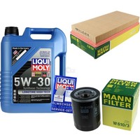 Inspektionspaket 5L Liqui Moly Longtime 5W-30 FüR Mitsubishi Space Star 1.6 16V
