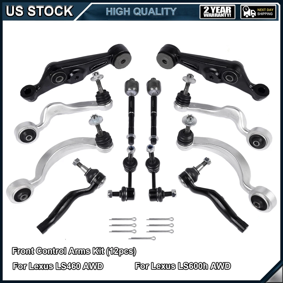 Rear Control Arms, Ball Joints & Assemblies for Lexus LS460 for