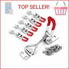 ZIYREIY 6-Pack Toggle Latch Clamp 4001, 330LB Heavy Duty, Zinc Plated, Adjustabl
