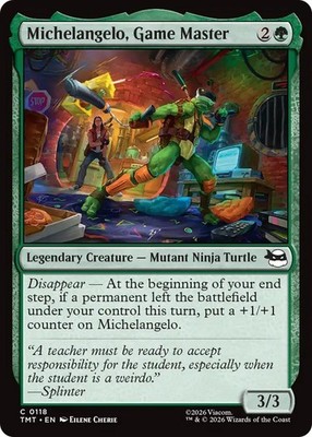 Michelangelo, Game Master [TMT - 118]