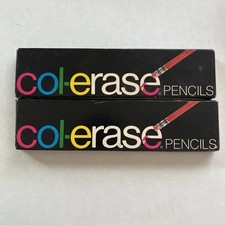 Vintage Faber-Castell Col-Erase 22 Colored Pencils No. 1277 Carmine Red
