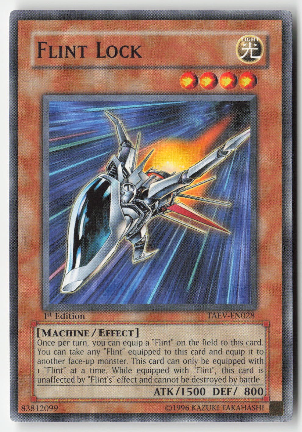 Yugioh - Flint Lock TAEV-EN028 1st Edition - Tactical Evolution