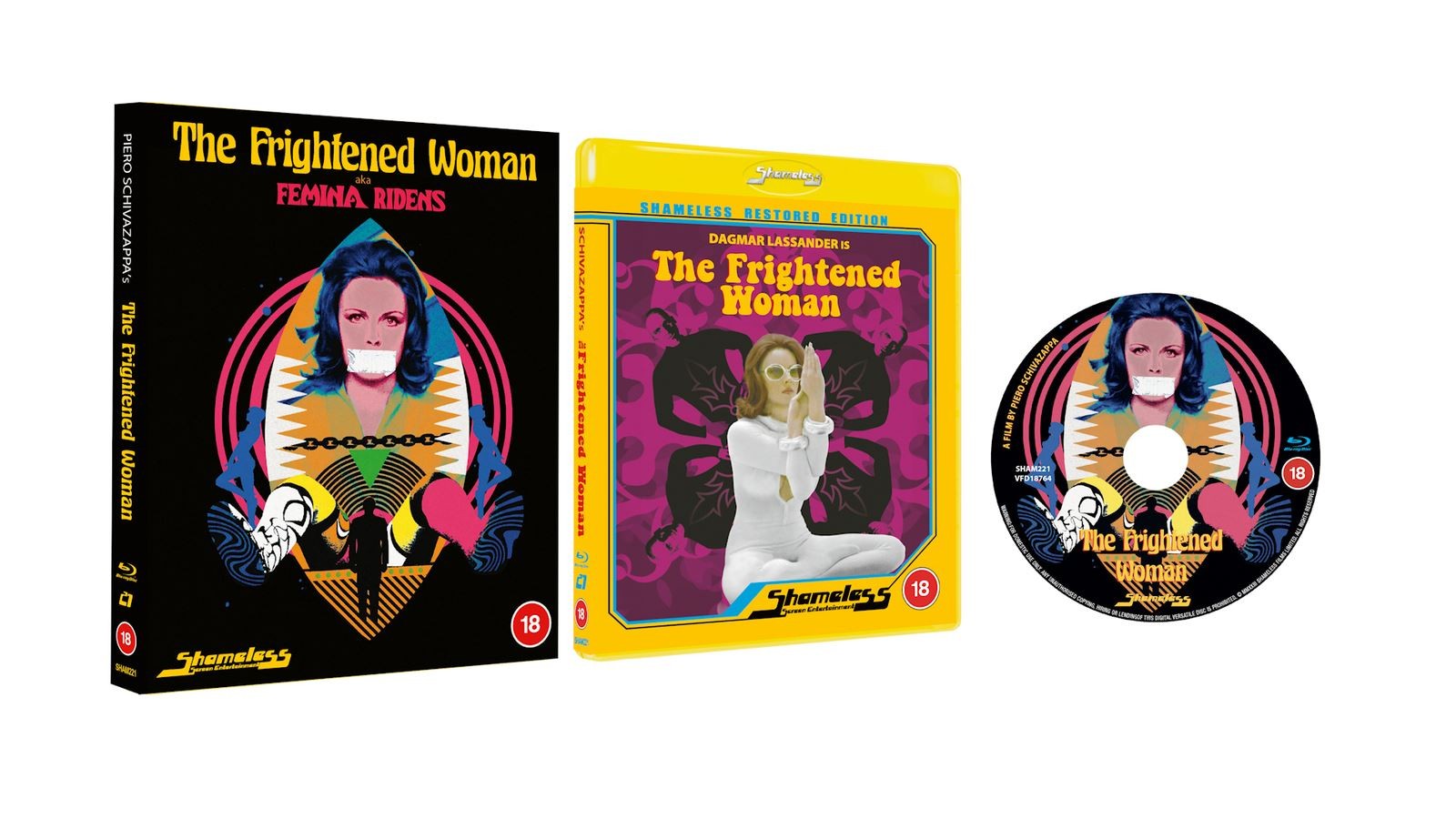 BLU-RAY THE FRIGHTENED WOMAN  NUMBERED  SHAMELESS FILMS  NEW SEALED UK STOCK - Image 2