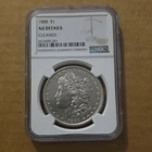 1888 Philadelphia Morgan $1 Silver Dollar NGC AU Details Cleaned 6514683-001