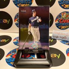 2000 Fleer Mystique Mike Darr San Diego Padres Masterpiece Miscut Error Card