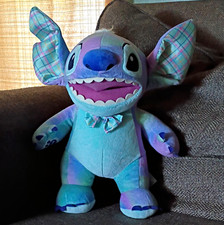 Disney Lilo  Stitch Stitch Easter Pastel Plaid Plush w/ Bow, B-A-B Paw Patch