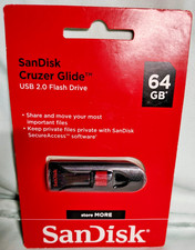 SanDisk Cruzer Glide USB 2.0 Flash Drive 64GB New