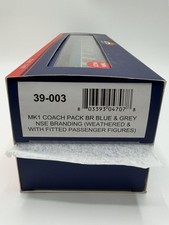 39-003 -Bachmann 2 x BR Mk1 Coaches NSE Branded - Passengers / Weathered **NEW**
