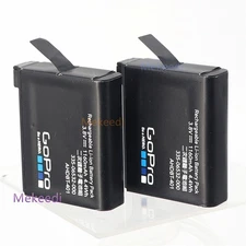 2Pcs Genuine GoPro 4 Battery For GoPro AHDBT-401 HD HERO4 Black & Silver