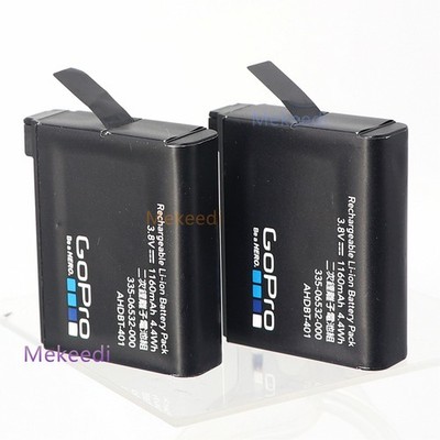1-2Pcs New Genuine GoPro 4 Battery or Charger For GoPro AHDBT-401 HD HERO4 Black