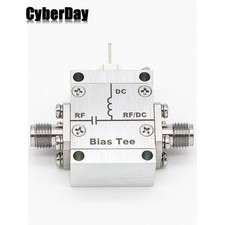 100kHz-1.0GHz 2A 50ohms RF DC Block RF-SMA Female to RF/DC-SMA Female Connector