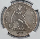 1872-P Seated Liberty Dollar NGC VF25 #3FOQ