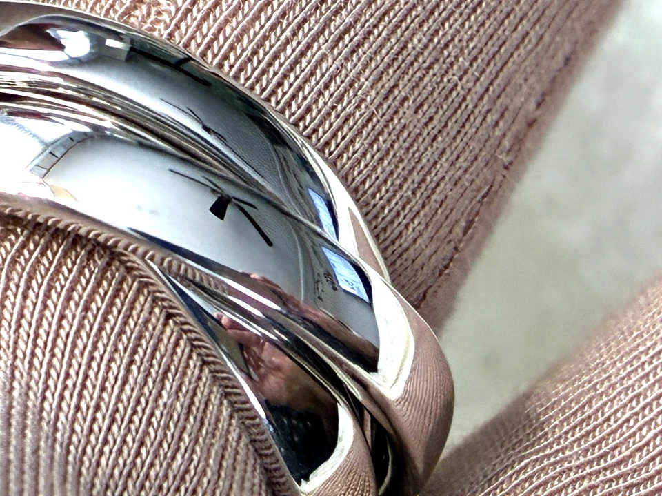 BELLA ORO ROLLING RINGS, 14K WHITE GOLD OVER RESIN, SIZE 8 (M4831-52) - Image 2 of 4