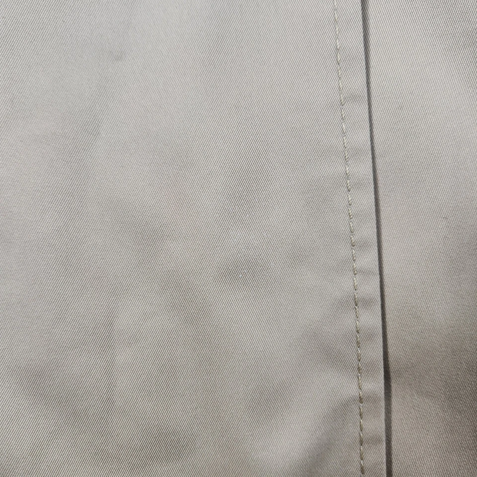 Тренер Тренч женщин маленький бежевый длинным рукавом на пуговицах выстеганная с капюшоном - Изображение 3 из 4