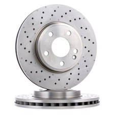 2x RIDEX Bremsscheiben Vorne passend für MERCEDES-BENZ A-Klasse (W176)