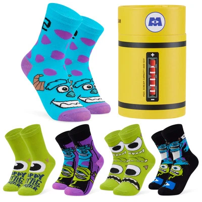 Disney Kids Boys Monsters Inc Sullivan Socks Pack Of 5 Eye-Catching Comfortable