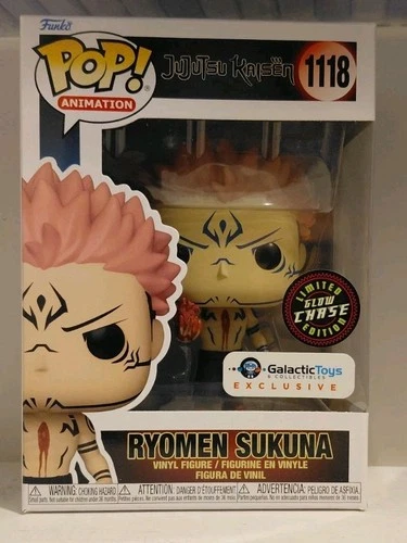 Funko Pop! Vinyl: Jujutsu Kaisen Ryomen Sukuna #1118 Galactic Toys Glow Chase