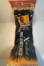 XPRESSION 3X Pre-Stretched Braid Sensationnel Braids 58" Black