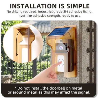 Wireless Doorbells Digital Door Peepholes Camera Intercom Video Ring Door Bell
