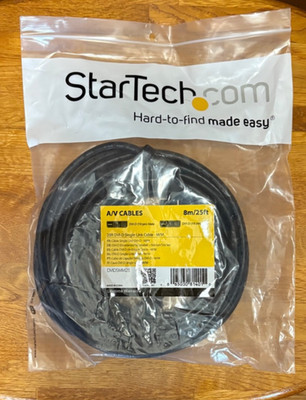 StarTech DVIDSMM25 25 ft DVI-D Single Link Cable - M/M DVI-D Male - DVI-D Male