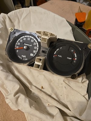 1977 Plymouth Arrow Speedometer Gauge Cluster 0 Miles Restored 