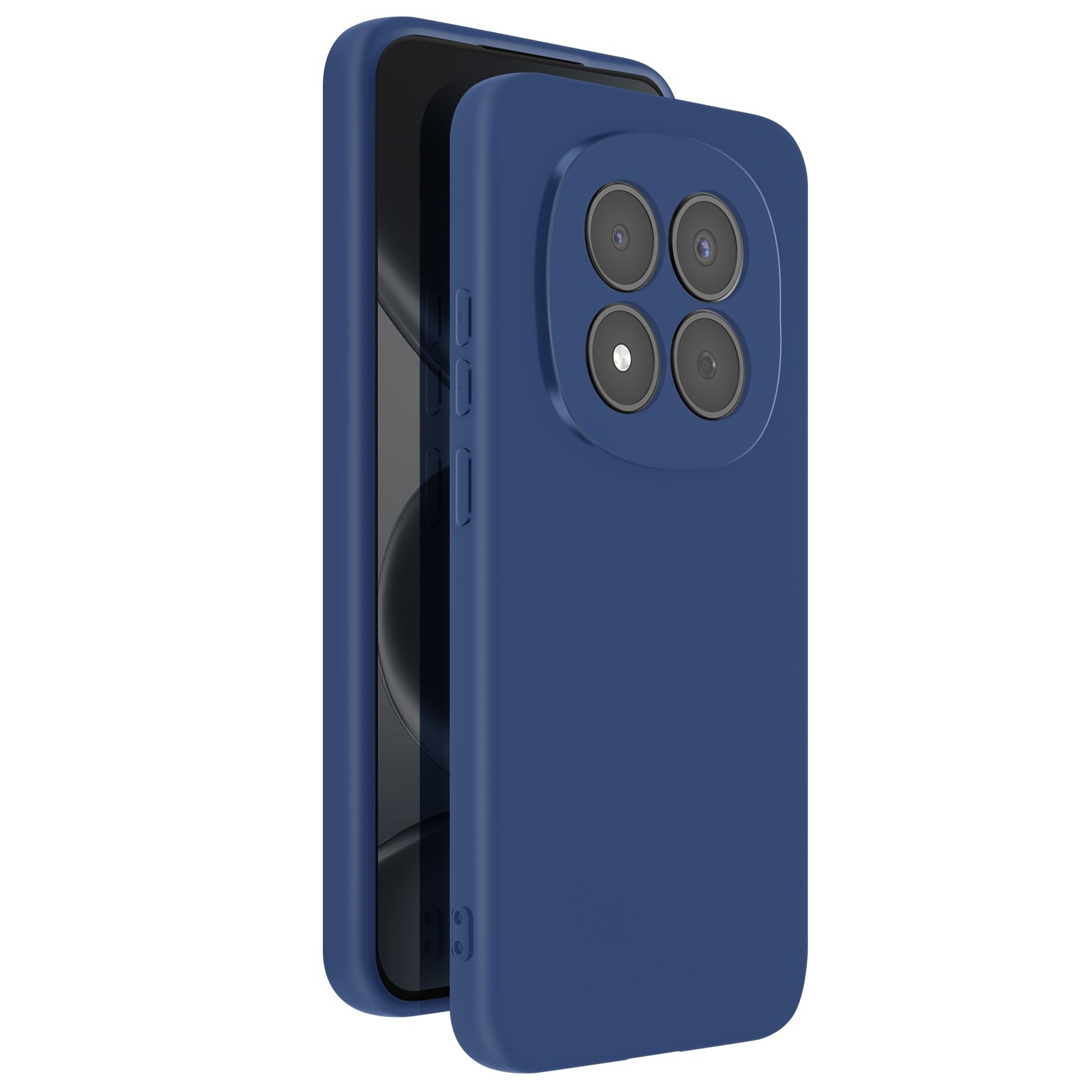 Coque silicone Redmi Note 15 Pro 5G bleue idéale pour les déplacements