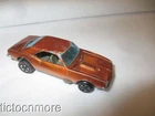 VINTAGE HOT WHEELS REDLINES CUSTOM CAMARO CAR ORANGE HOTWHEELS