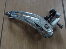 Campagnolo Super Record Umwerfer, Anlöt, top, teilweise "Drillium"