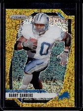 2024 Panini Prizm Barry Sanders Gold Sparkle #/24 Lions