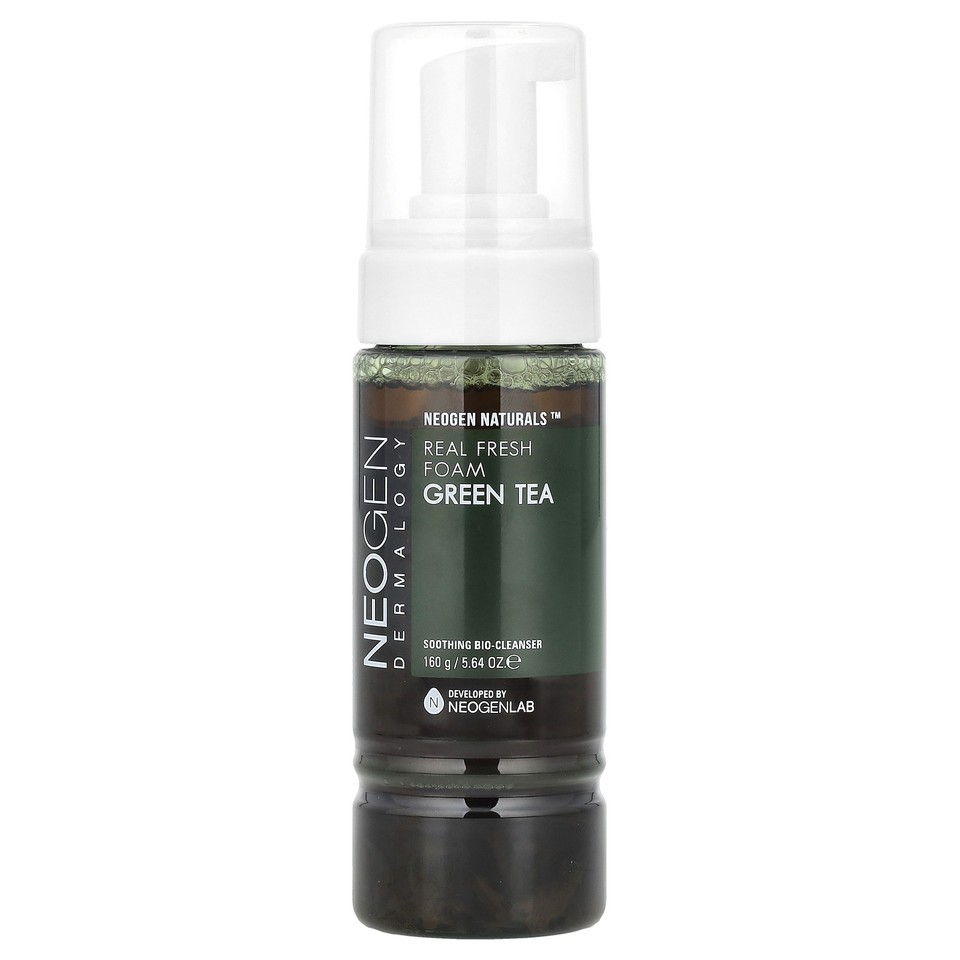 Real Fresh Foam, Green Tea, 5.64 oz (160 g)