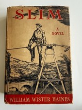 Slim, by William Wister Haines - 1934 - 1st, 1st, Antique Hardcover Book DJ