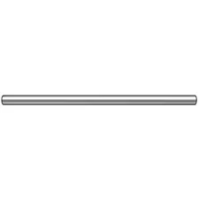 Internally-Threaded Rod, 1/4"-28 Thread To 1/4"-28 Thread, 18 In, Steel, Zinc
