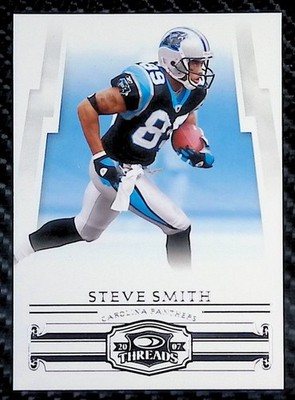 Steve Smith - 2007 Donruss Threads #8 - Carolina Panthers