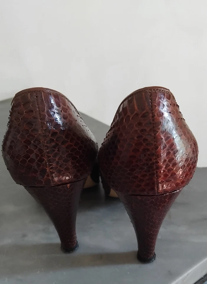Scarpe Décolleté In Pitone - Immagine 4 di 4
