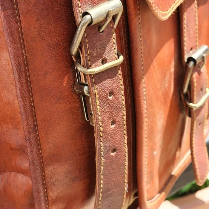 COACH Borsa pelle vintage messenger tracolla marrone tracolla vera laptop