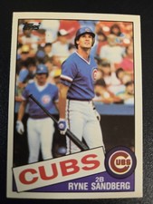 1985 Topps - Ryne Sandberg #460 Collector's Edition (Tiffany)
