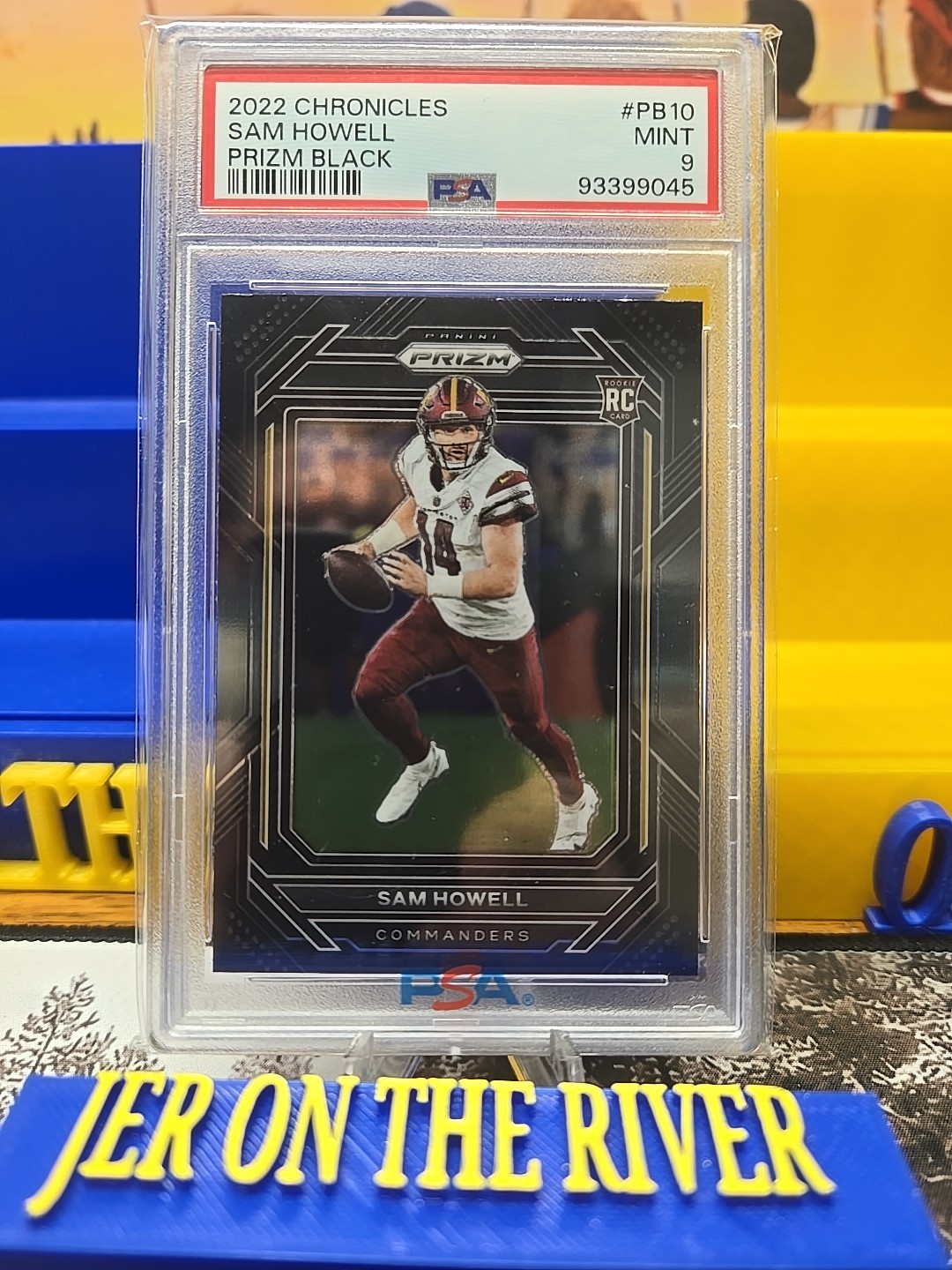 2022 Panini Chronicles - Prizm Black Sam Howell #PB-10 (RC)