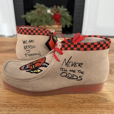 Size 9.5 - Clarks x Stranger Things Wallabee Evo  Hellfire Club  - (26181028)