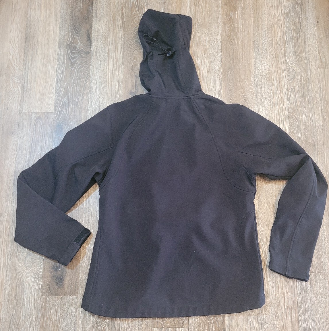 Double Diamond Black Softshell Plush Lined Hooded… - image 9