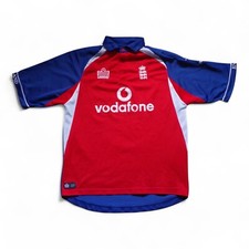 England 2004 World Cup Cricket Shirt Admiral Size M vodafone jersey