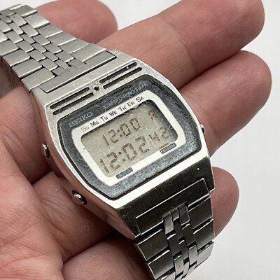 Vintage Seiko A257-5010 Digital Watch. Works- 1981. I | eBay