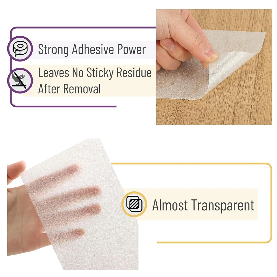 Mr. Pen- Transparent Anti Slip Tape, 4 Inch, 30 Feet, Clear Grip Tape, Non Slip - Image 3 of 4