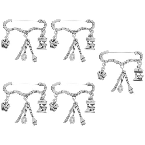 5 PCS Bäckernadel Chef Costume Küchendekoration Kuchenmaschine