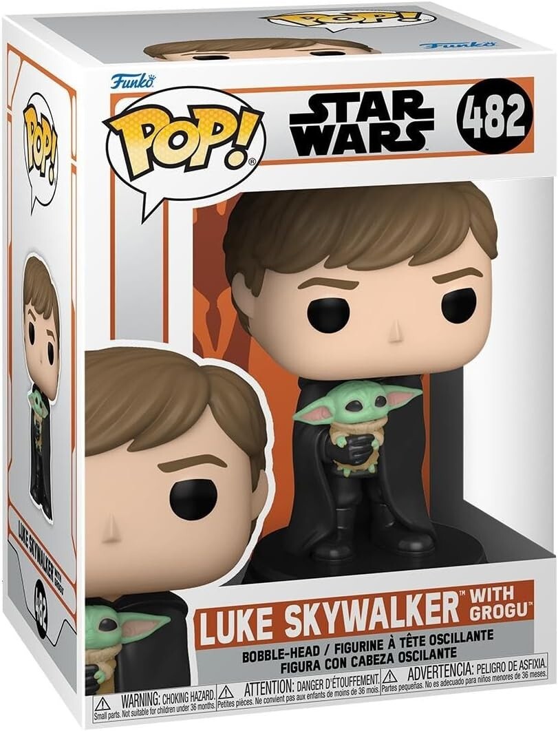 Funko Star Wars Luke Skywalker with Grogu Funko Pop 482