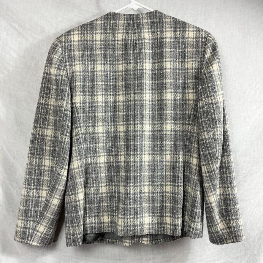 Pendleton Wool Plaid Suit Jacket Blazer Womens M … - image 5