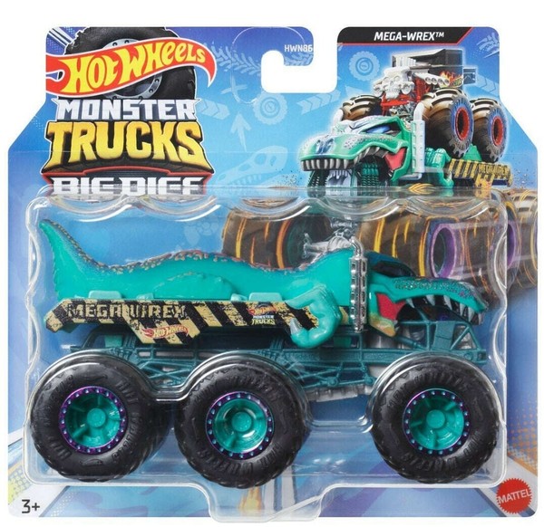 MEGA-WREX - Big Rigs Dinosaurier Monster Trucks Hot Wheels Mattel Auto Die-Cast-image