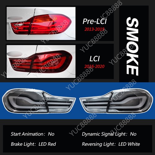 Rear Lamp White Style LED Tail Lights For 14-20 BMW 4 Series M4 F82 F83 F32 F36 - Picture 11 of 14