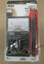 NSI INDUSTRIES ANALOG TES-MT12  MULTITESTER  5 FUNCTIONS / 13 RANGES